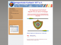 bogensportclub-korbach.de Webseite Vorschau