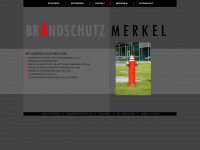 brandschutz-merkel.de Webseite Vorschau