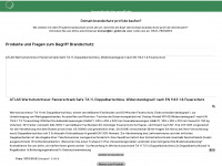 brandschutz-profi.de Webseite Vorschau