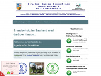 brandschutz-saarland.de Webseite Vorschau
