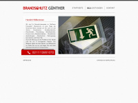brandschutzguenther.de Webseite Vorschau