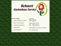 bohnert-gartenbau-service.de Webseite Vorschau