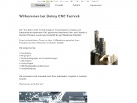 bohny-cnc-technik.de Webseite Vorschau
