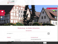 waldenburg-hohenlohe.de Webseite Vorschau