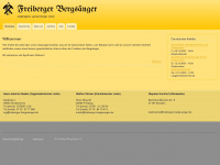 freiberger-bergsaenger.de Webseite Vorschau