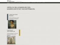 museen-aschaffenburg.de Webseite Vorschau