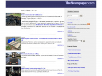 thenewspaper.com Webseite Vorschau