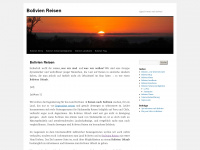 bolivien-reisen.org Webseite Vorschau