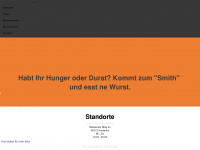 bratwurststand-smith.de Webseite Vorschau