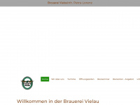 brauerei-vielau.com Webseite Vorschau