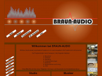 braun-audio.de Webseite Vorschau