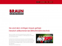 braun-elektrotechnik.com Webseite Vorschau