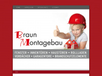 braun-montagebau.de Webseite Vorschau