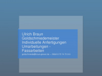 braun-uhren-schmuck.de Webseite Vorschau