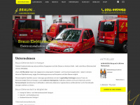 braunelektrotechnik.com Webseite Vorschau