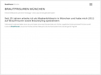 brautfrisuren-muenchen.com Webseite Vorschau