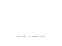 brautmode-guenther.de Webseite Vorschau