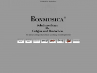 bonmusica.de Webseite Vorschau