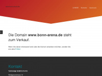 bonn-arena.de Webseite Vorschau
