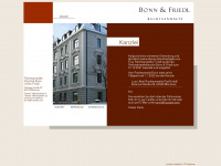 bonn-friedl.de Webseite Vorschau