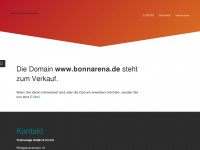 bonnarena.de Webseite Vorschau