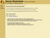 bonner-buecherkiste.de Webseite Vorschau