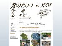 bonsai-und-koi-breit.de Webseite Vorschau