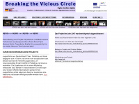 breakingtheviciouscircle.org Webseite Vorschau