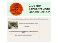 bonsaiclub-osnabrueck.de Webseite Vorschau