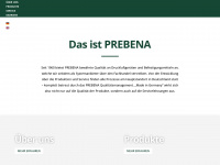 prebena.de Webseite Vorschau