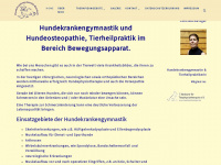 hundekrankengymnastik-butzbach.de Webseite Vorschau