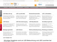 highlight-led.de Webseite Vorschau