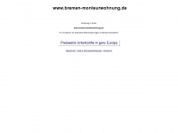 bremen-monteurwohnung.de Webseite Vorschau