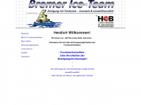 bremer-ice-team.de Webseite Vorschau