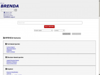 brenda-enzymes.info Webseite Vorschau