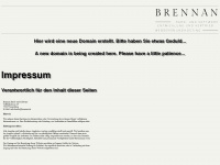 brennan.de Webseite Vorschau
