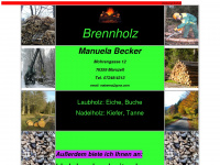 brennholz-becker.de Webseite Vorschau