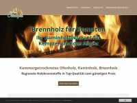 brennholz-kempten.de Webseite Vorschau