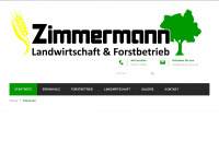 brennholz-zimmermann.de Webseite Vorschau