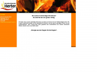 brennholzhandel-herter.de Webseite Vorschau