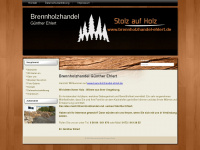 brennholzverkauf-ehlert.de Webseite Vorschau