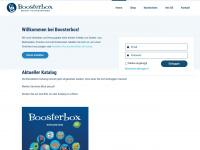 boosterbox.de Webseite Vorschau