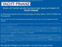 boote-yacht-finanzierung.de Webseite Vorschau