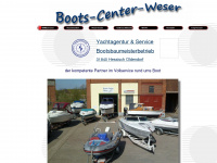 boots-center-weser.de Webseite Vorschau