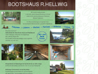 bootshaus-hellwig.de Webseite Vorschau