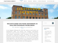 stadtforum-chemnitz.de Webseite Vorschau