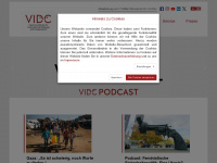 vidc.org Webseite Vorschau