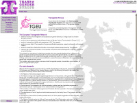 tgeu.net Webseite Vorschau