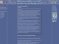 briefmarken-literatur.de Webseite Vorschau