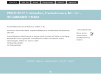 briefmarken-muenzen-ankauf.de Webseite Vorschau